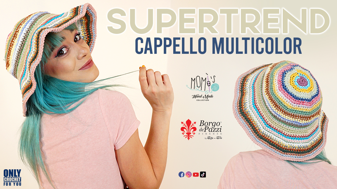 Cappelli all'uncinetto con le rimanenze di filato