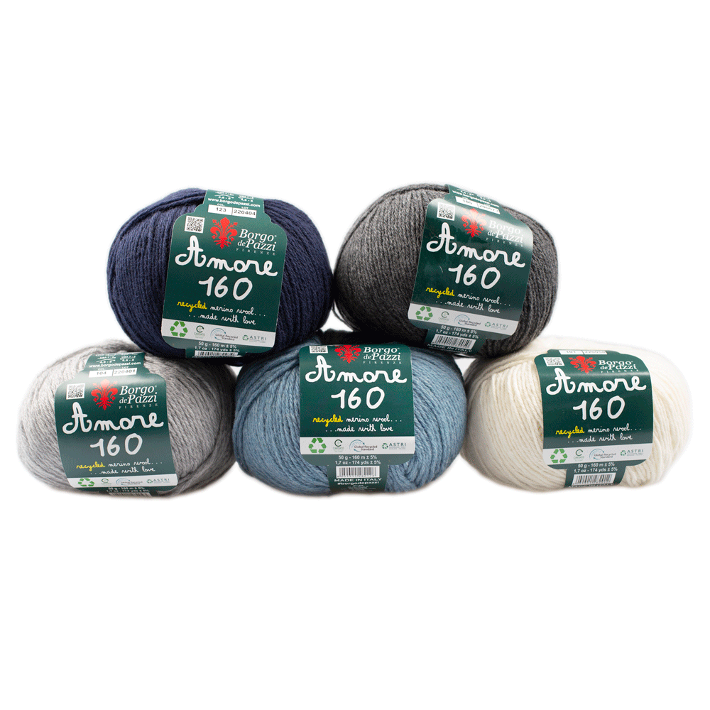 Kit di 5 gomitoli d lana merino in colori assortiti - Produzione e
