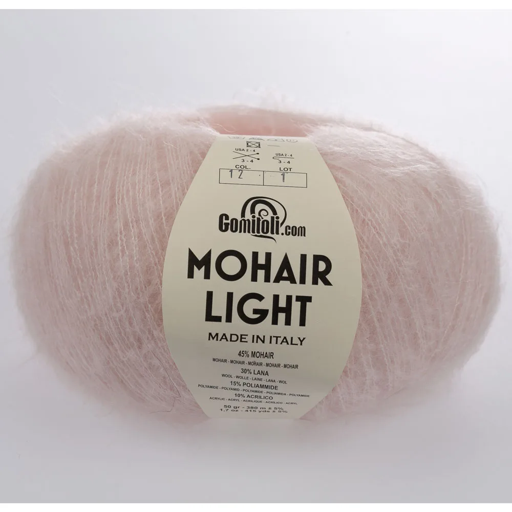 Filato ad alta resa Mohair light - Produzione e vendita gomitoli online