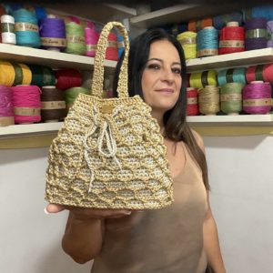 Kit Pouch Gala di Tiziana Volpe Crochet