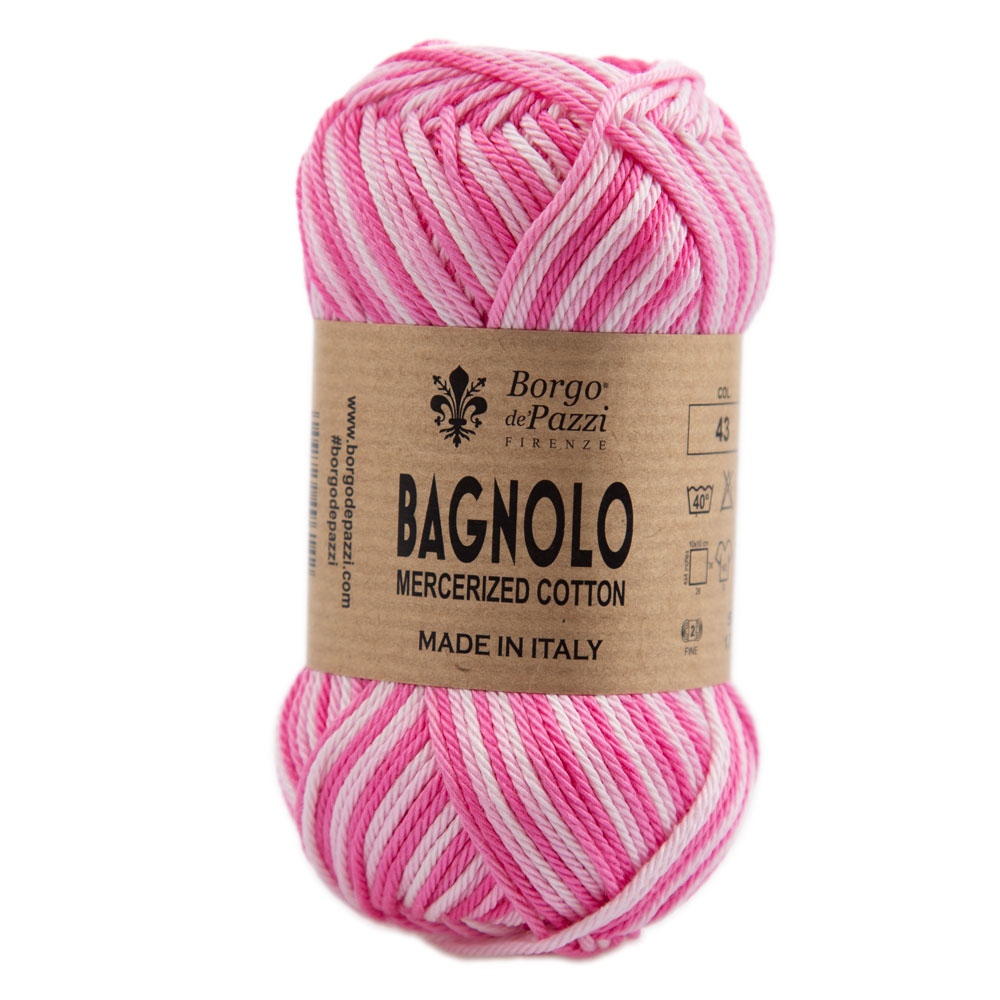 Bagnolo Filato 100% Cotone Gasato Mercerizzato Made in Italy – Confezione 5 Gomitoli da 50 g (125 m) - immagine 3